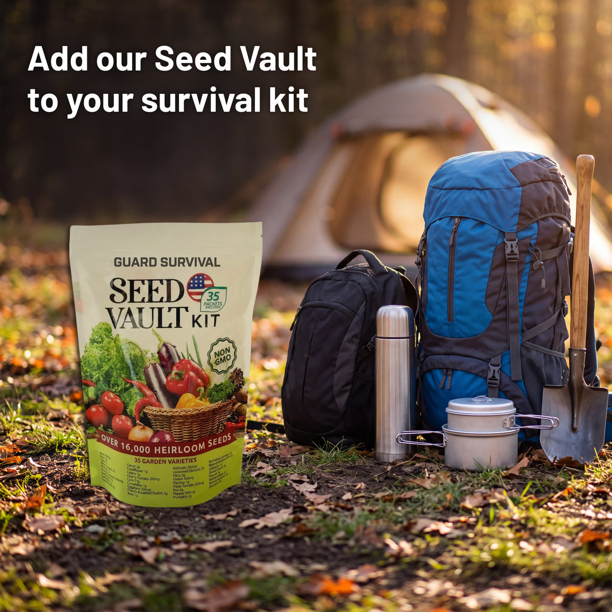 Guard Survival™ Heirloom Seed Vault Kit