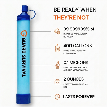 GUARD-S1 Emergency Water Filter Straw
