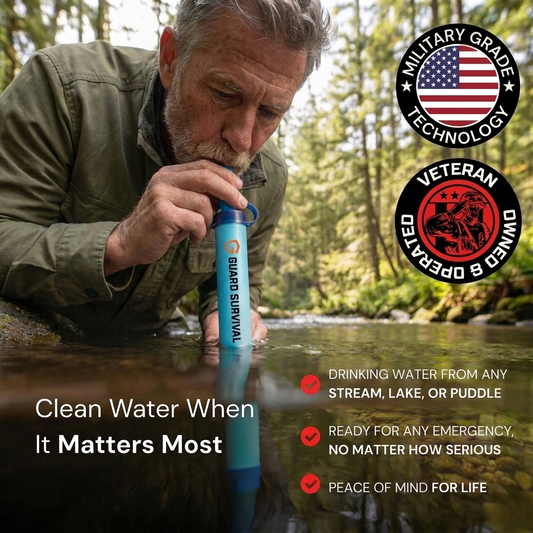 GUARD-S1 Emergency Water Filter Straw