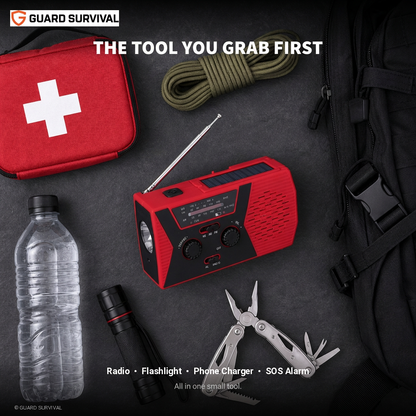 Lifeline Radio — 4-in-1 Emergency Tool