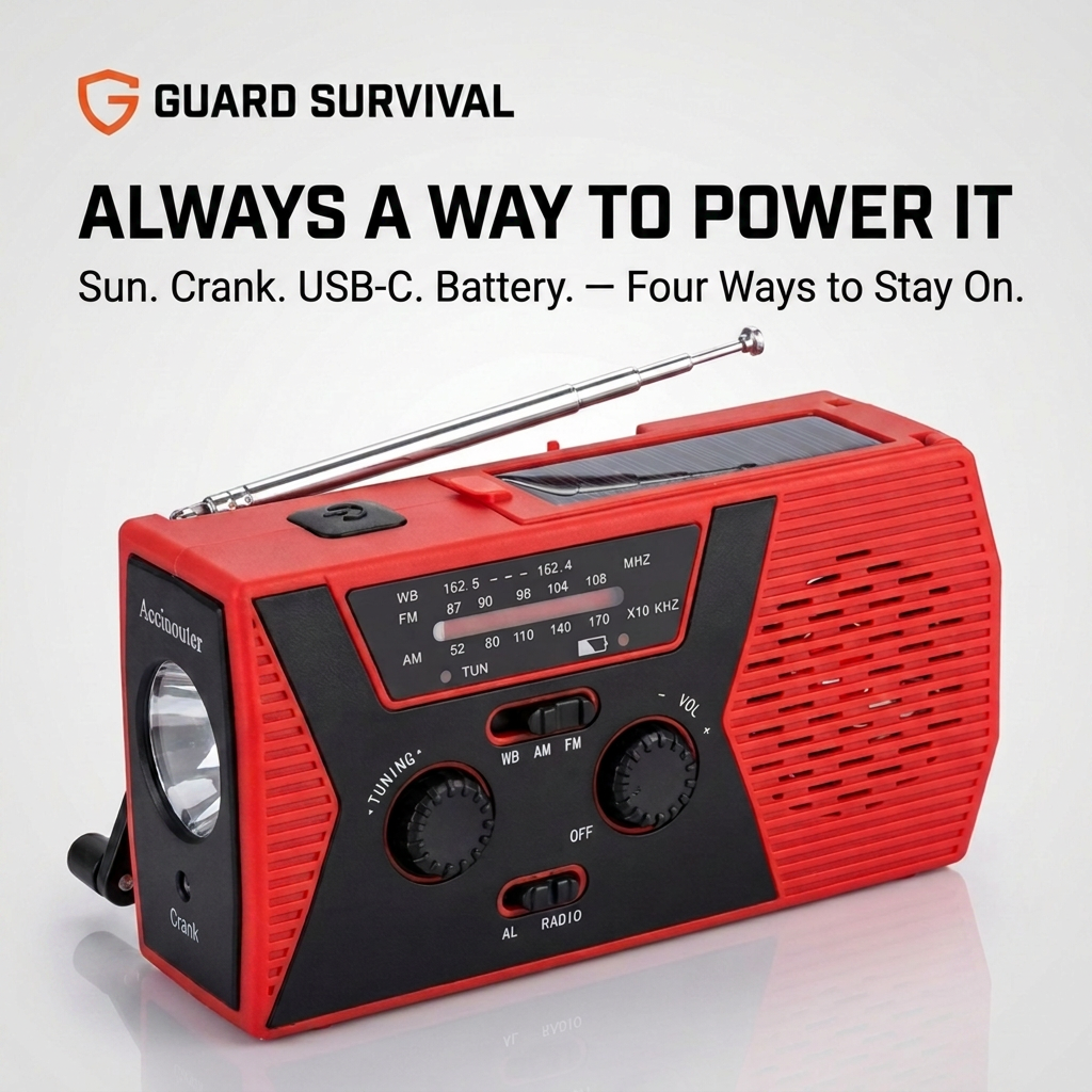 Lifeline Radio — 4-in-1 Emergency Tool
