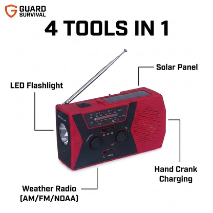 Lifeline Radio — 4-in-1 Emergency Tool