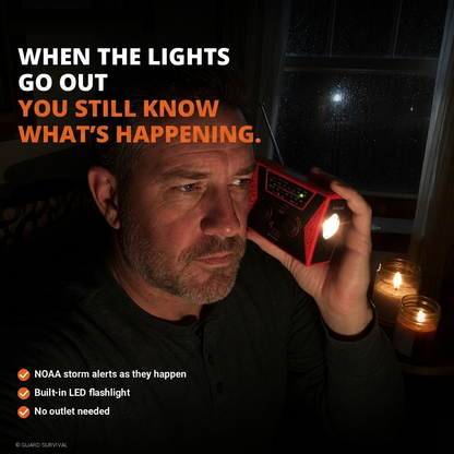 Lifeline Radio — 4-in-1 Emergency Tool