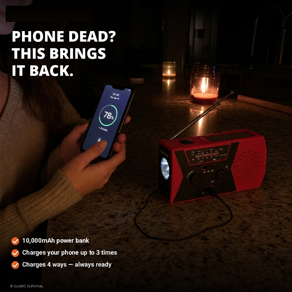 Lifeline Radio — 4-in-1 Emergency Tool
