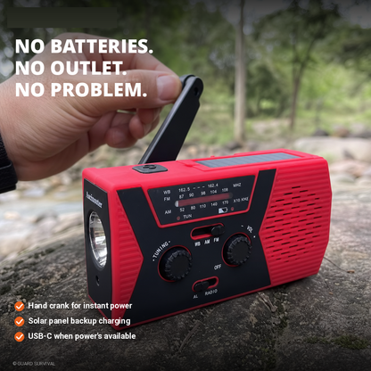 Guard Survival Lifeline Radio 4-in-1 Tool